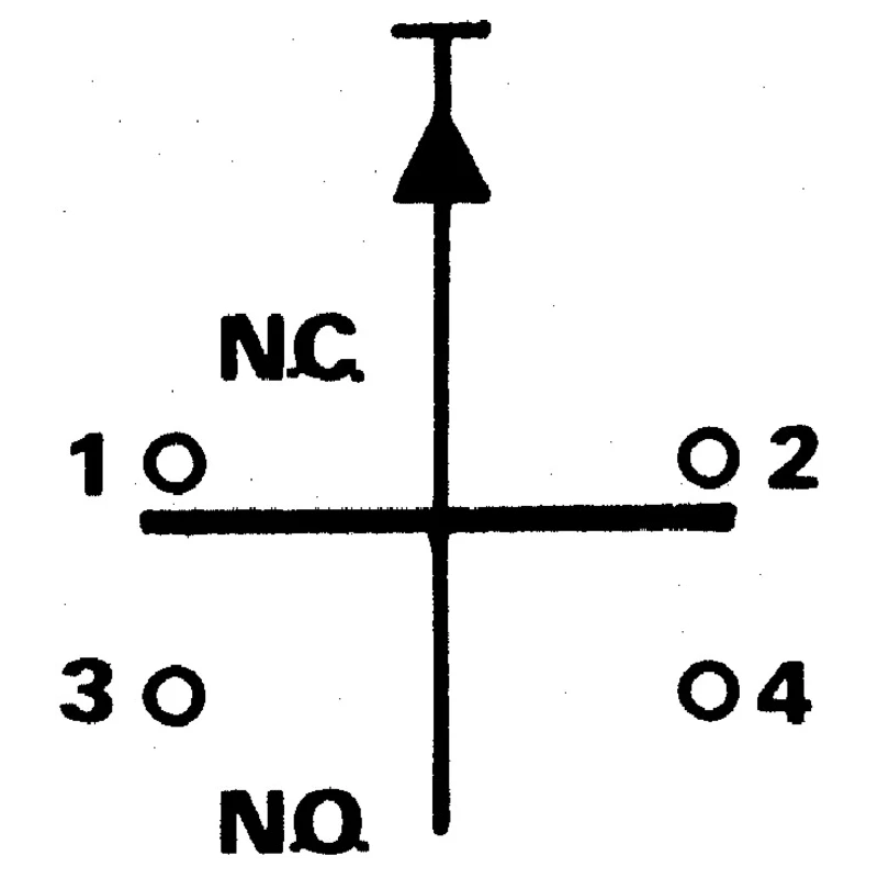 Saia-Burgess Push Button Contact Block 250V AC, 1 CO, 5A Current Rating TH593566000