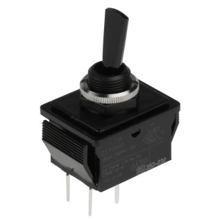 Arcolectric (Bulgin) Ltd Toggle Switch Panel Mount On-Off DPST Tab Terminal 250V AC C1750HOAAI
