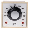 Tempatron FBD Series DIN Rail, Panel Mount Timer Relay, 2-Contact DPDT Switch, 230V ac, 5 to 200 s FBDE200SLP230VAC