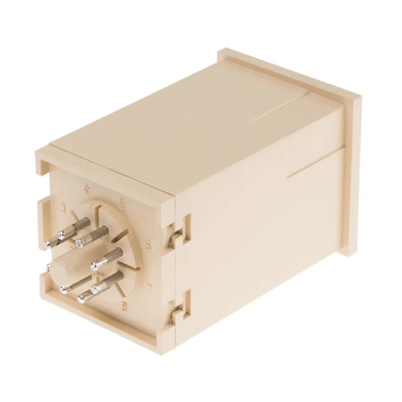 Tempatron FBD Series DIN Rail, Panel Mount Timer Relay, 2-Contact DPDT Switch, 230V ac, 5 to 200 s FBDE200SLP230VAC