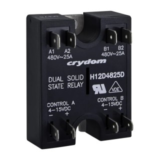 Crydom D2 Series Solid State Relay Panel Mount 25A Load 280V Load 15V Control D2425D