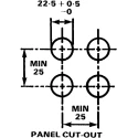 Saia-Burgess Illuminated Momentary Push Button Switch Panel Mount 25 mm Cutout Silver Actuator SPDT IP65 250V AC 404118-601