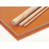 Tufnol Brown Synthetic Resin Bonded Fabric Plastic Sheet 590 mm x 285 mm x 2 mm Weave Cotton Phenolic Resin 374-402
