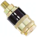 PCL Steel Pneumatic Quick Connect Coupling 1/2 in Male R, Steel, Corrosion Resistant, Max Pressure 14 bar SC21JM
