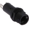 Schurter 16A Panel Mount Fuse Holder, 1P-Pole for 5 x 20 mm Fuse, 250V AC 3101.0025