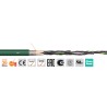 Igus Chainflex CF6 Control Cable, 4 Cores, 1.5mm² 15 AWG, Screened, Armoured, 100m, 500V, Polyvinyl CF6.15.04 (100m)