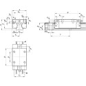 Bosch Rexroth Guide Block High Precision Linear Guide Block R162281420 R1622 Series, 23400 N Dynamic Load