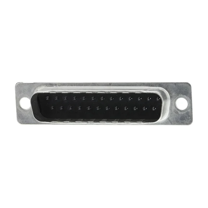 ITT Cannon D-Sub Connector 25 Contacts 5A 1kV Steel Housing Straight Cable Mount Male 110976-0032