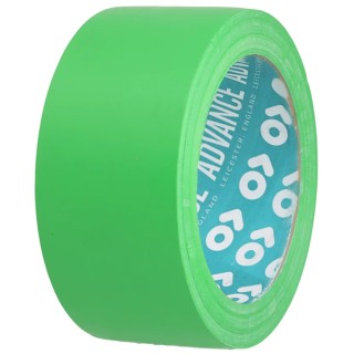 Advance Tapes Green Polyvinyl Chloride Hazard Tape 50 mm x 33 m 0.14 mm Thickness AT8