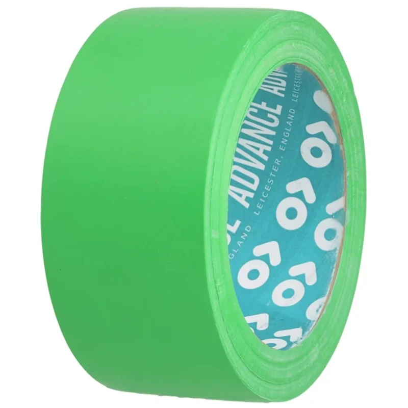 Advance Tapes Green Polyvinyl Chloride Hazard Tape 50 mm x 33 m 0.14 mm Thickness AT8