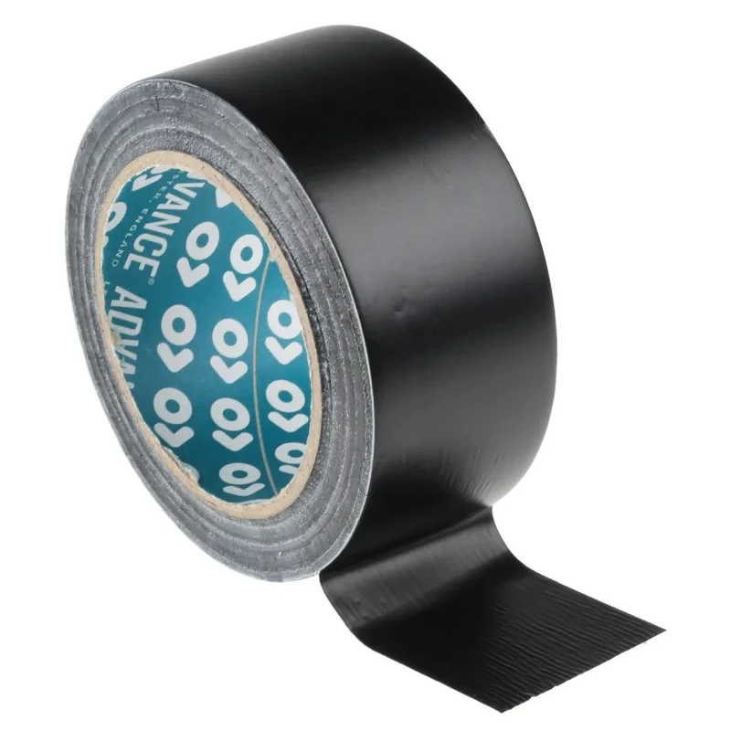 Advance Tapes Hazard Tape Black Polyvinyl Chloride 50 mm x 33 m 0.14 mm Thickness AT8