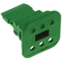 Deutsch Automotive Connector Accessory DT Polybutylene Terephthalate Plastic Male 6 Way Wedge Lock W6S-P012
