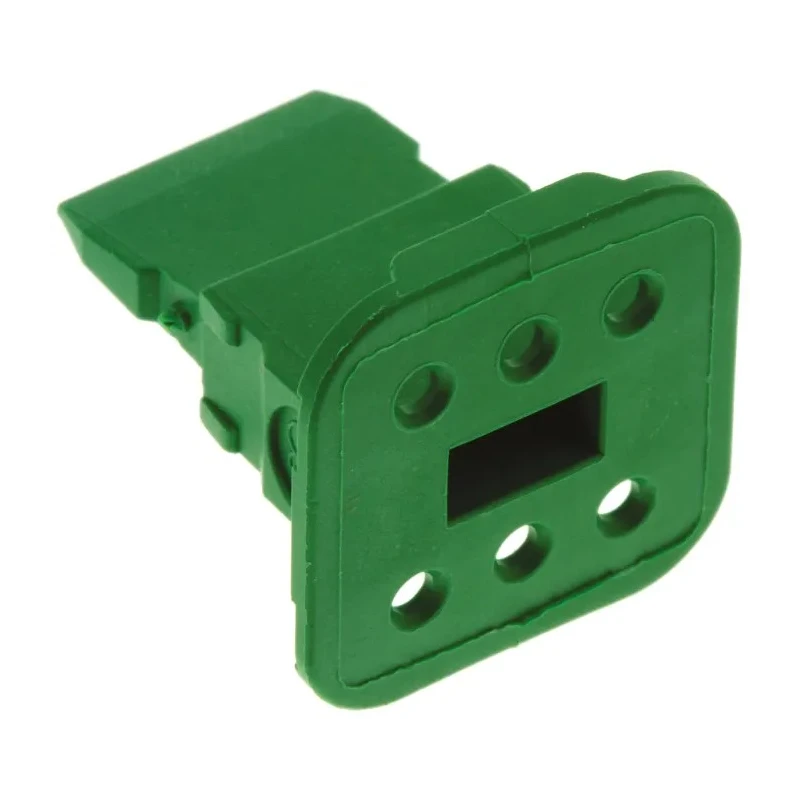 Deutsch Automotive Connector Accessory DT Polybutylene Terephthalate Plastic Male 6 Way Wedge Lock W6S-P012