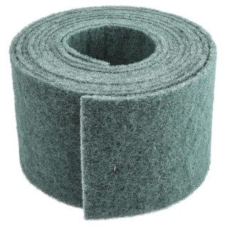 3M ECO Green Scourer Roll 6 m Length x 135 mm Width Synthetic Fibre for Dishwashing Cleaning ECO (12502)