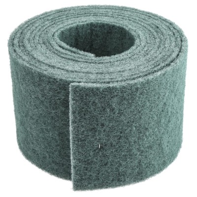 3M ECO Green Scourer Roll 6 m Length x 135 mm Width Synthetic Fibre for Dishwashing Cleaning ECO (12502)