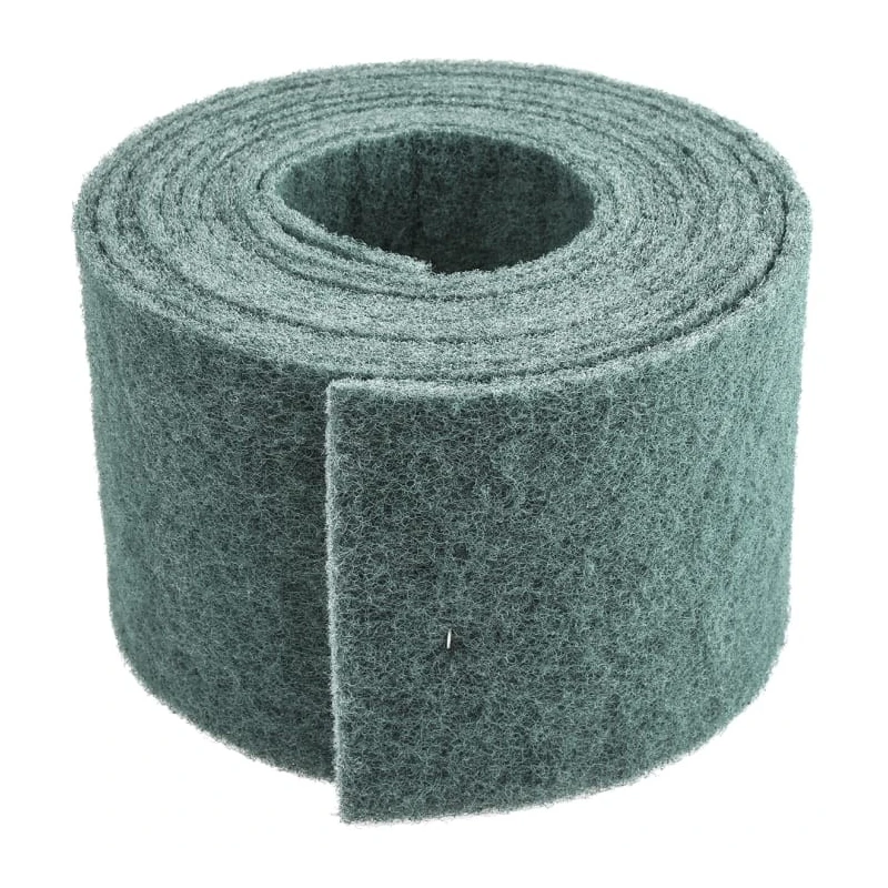 3M ECO Green Scourer Roll 6 m Length x 135 mm Width Synthetic Fibre for Dishwashing Cleaning ECO (12502)