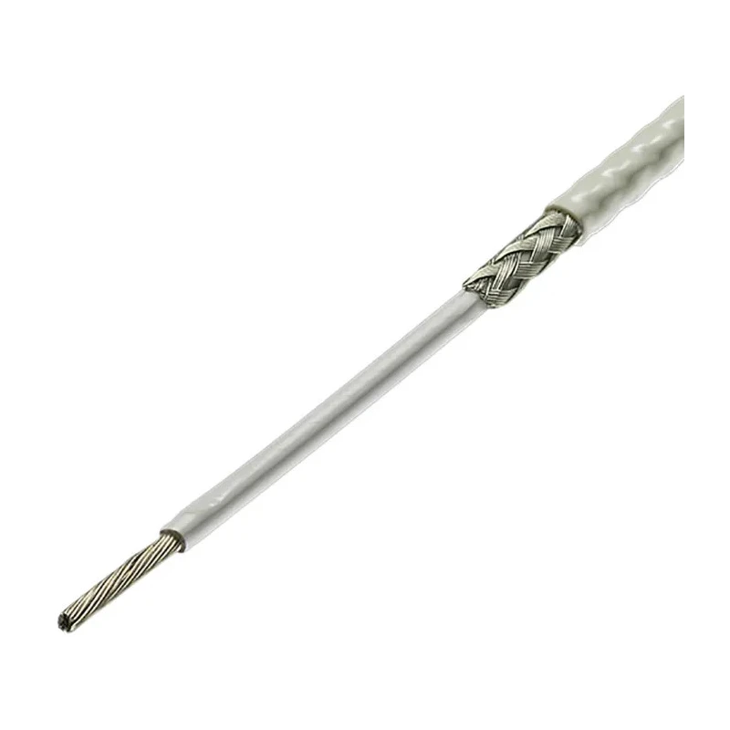 TE Connectivity SPEC 44 Series White Hook Up Wire 22 AWG 19x0.25 mm Core Strands 100 m Polyalkene 600V 150°C 44A1111-22-9-9