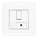 Contactum 13A 1 Gang Switched Fused Spur Polycarbonate White IP2X 