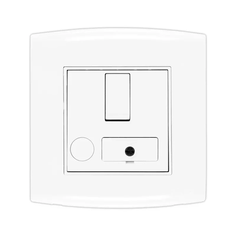 Contactum 13A 1 Gang Switched Fused Spur Polycarbonate White IP2X 