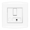 Contactum 13A 1 Gang Switched Fused Spur Polycarbonate White IP2X