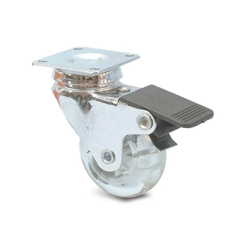Guitel Hervieu Braked Swivel Castor 40 kg Load Capacity 50 mm Polyurethane Wheel 366524