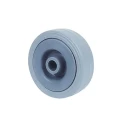 Guitel Hervieu Thermoplastic Rubber and Polypropylene Grey Trolley Wheel 30mm Diameter 14mm Width Load Capacity 12kg 380110