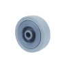 Guitel Hervieu Thermoplastic Rubber and Polypropylene Grey Trolley Wheel 30mm Diameter 14mm Width Load Capacity 12kg 380110
