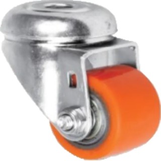 Guitel Hervieu Swivel Castor, 100 kg Load Capacity, 35 mm Polyurethane Wheel, Pressed Steel Frame EP21OA035-23B