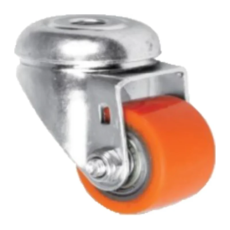 Guitel Hervieu Swivel Castor, 100 kg Load Capacity, 35 mm Polyurethane Wheel, Pressed Steel Frame EP21OA035-23B