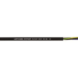 Lapp ÖLFLEX HEAT 105 Series Black 1.5 mm² Control Cable, 500V, 100 m, Polyvinyl Chloride Jacket, Model 0026012