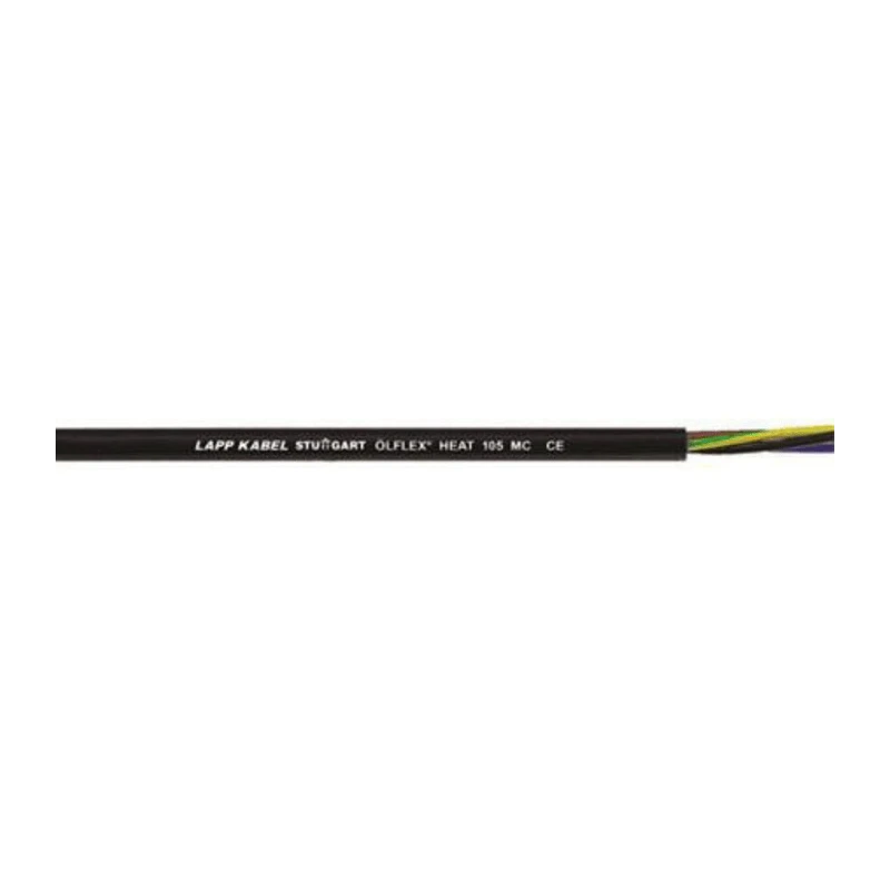Lapp ÖLFLEX HEAT 105 Series Black 1.5 mm² Control Cable, 500V, 100 m, Polyvinyl Chloride Jacket, Model 0026012