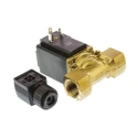 Burkert Solenoid Valve 2 Port Normally Closed Brass Body 24V AC/DC 1/2 in Orifice DN12 078654