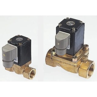 Burkert Solenoid Valve 2 Port NC 24V ac/dc Brass Body 16 bar Operating Pressure 20mm Orifice Diameter 078658