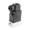 Burkert Solenoid Valve, 3 Port, NO/NC, 230V AC, 1/4 in G Threaded, 6.35 mm Outlet, Polypropylene Body, Model 078559