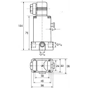 Burkert Solenoid Valve, 3 Port, NO/NC, 230V AC, 1/4 in G Threaded, 6.35 mm Outlet, Polypropylene Body, Model 078559