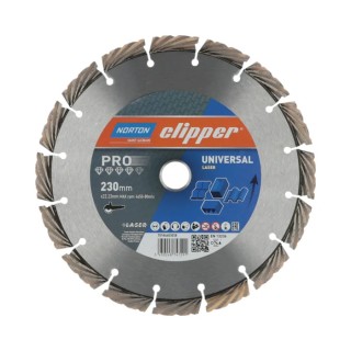 Norton Circular Saw Blade 230mm Diameter Steel Blade for Concrete Cutting 16 Teeth Per Inch 70184611396