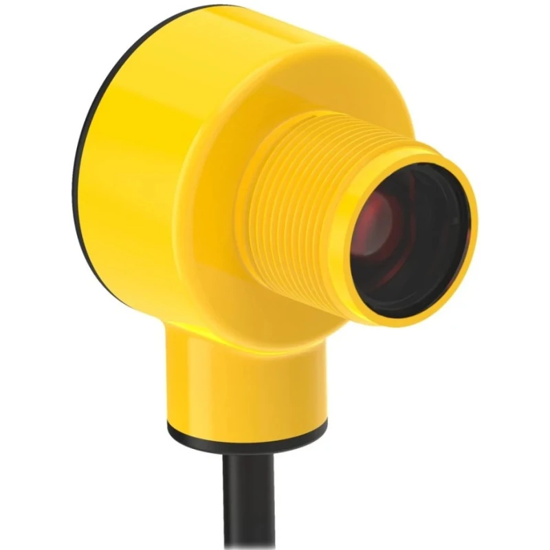 Banner Background Suppression Photoelectric Sensor Barrel Style 50 mm Detection Range PNP Output IP68 T18-2VPFF50IR-2M
