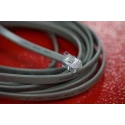 RS PRO Male RJ12 to Male RJ12 Telephone Extension Cable, Grey Sheath, 3 m RJ12