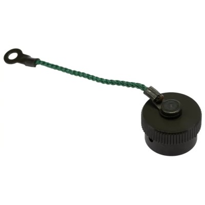 Amphenol Limited 62GB MIL-DTL-26482 Female Dust Cap Shell Size 10 Zinc Cobalt Plated Aluminium 62GB-812-10