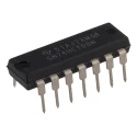 Texas Instruments Octal D Type Flip Flop Logic IC 74HCT TTL Input LSTTL Output 23 MHz Clock Frequency 20-Pin PDIP SN74HCT273N