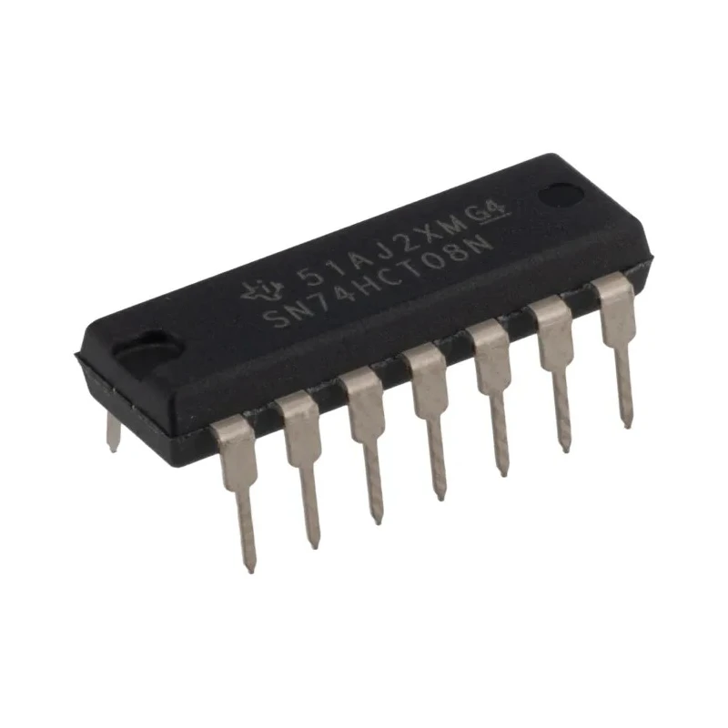 Texas Instruments Octal D Type Flip Flop Logic IC 74HCT TTL Input LSTTL Output 23 MHz Clock Frequency 20-Pin PDIP SN74HCT273N