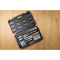 RS PRO 32-Piece 1/2 in Shallow Socket Set Chrome Vanadium Steel Matt Finish 229-7278