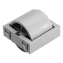 RS PRO Zinc Plated Steel Round Conveyor Roller 24 mm Diameter x 33.3 mm Length, Flange Fixing, 150 N Dynamic Load 229-9176