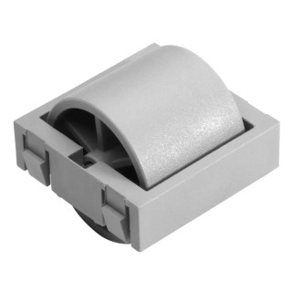 RS PRO Zinc Plated Steel Round Conveyor Roller 24 mm Diameter x 33.3 mm Length, Flange Fixing, 150 N Dynamic Load 229-9176