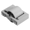 RS PRO Zinc Plated Steel Round Conveyor Roller Flange 24 mm Dia. x 33.3 mm L, Dynamic Load Capacity 150N, Model 229-9177