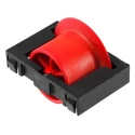 RS PRO Zinc Plated Steel Round Conveyor Roller Flange Fixing 24 mm Diameter x 33.3 mm Length, Dynamic Load Capacity 229-9183