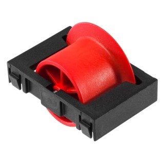 RS PRO Zinc Plated Steel Round Conveyor Roller Flange Fixing 24 mm Diameter x 33.3 mm Length, Dynamic Load Capacity 229-9183