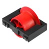 RS PRO Zinc Plated Steel Round Conveyor Roller Flange Fixing 24 mm Diameter x 33.3 mm Length, Dynamic Load Capacity 229-9183