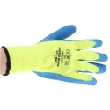 Polyco Healthline Matrix Yellow Latex Work Gloves Size 10, Latex Coating 904-MAT