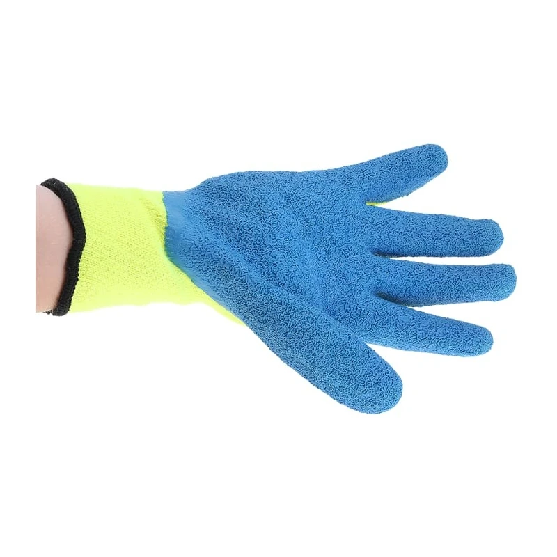 Polyco Healthline Matrix Yellow Latex Work Gloves Size 10, Latex Coating 904-MAT